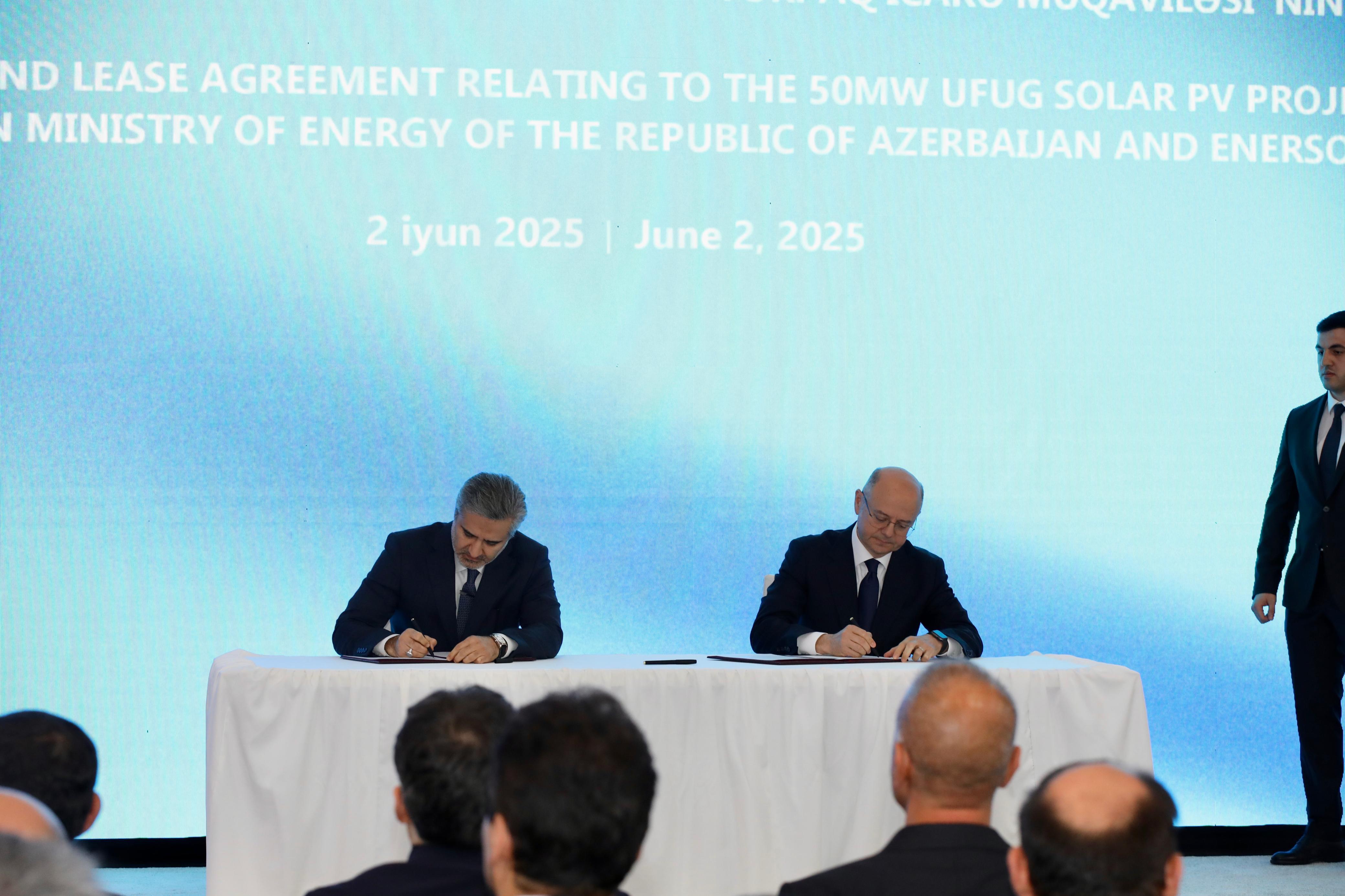 Enerso Jabrayil Signed Key Agreements to Accelerate Clean Energy Transition